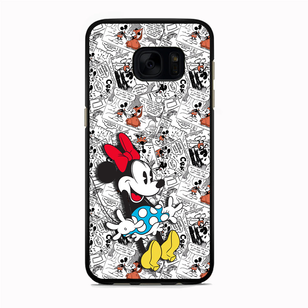 Minnie Mouse Time of Rejoice Samsung Galaxy S7 Edge Case