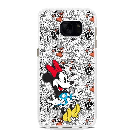 Minnie Mouse Time of Rejoice Samsung Galaxy S7 Edge Case