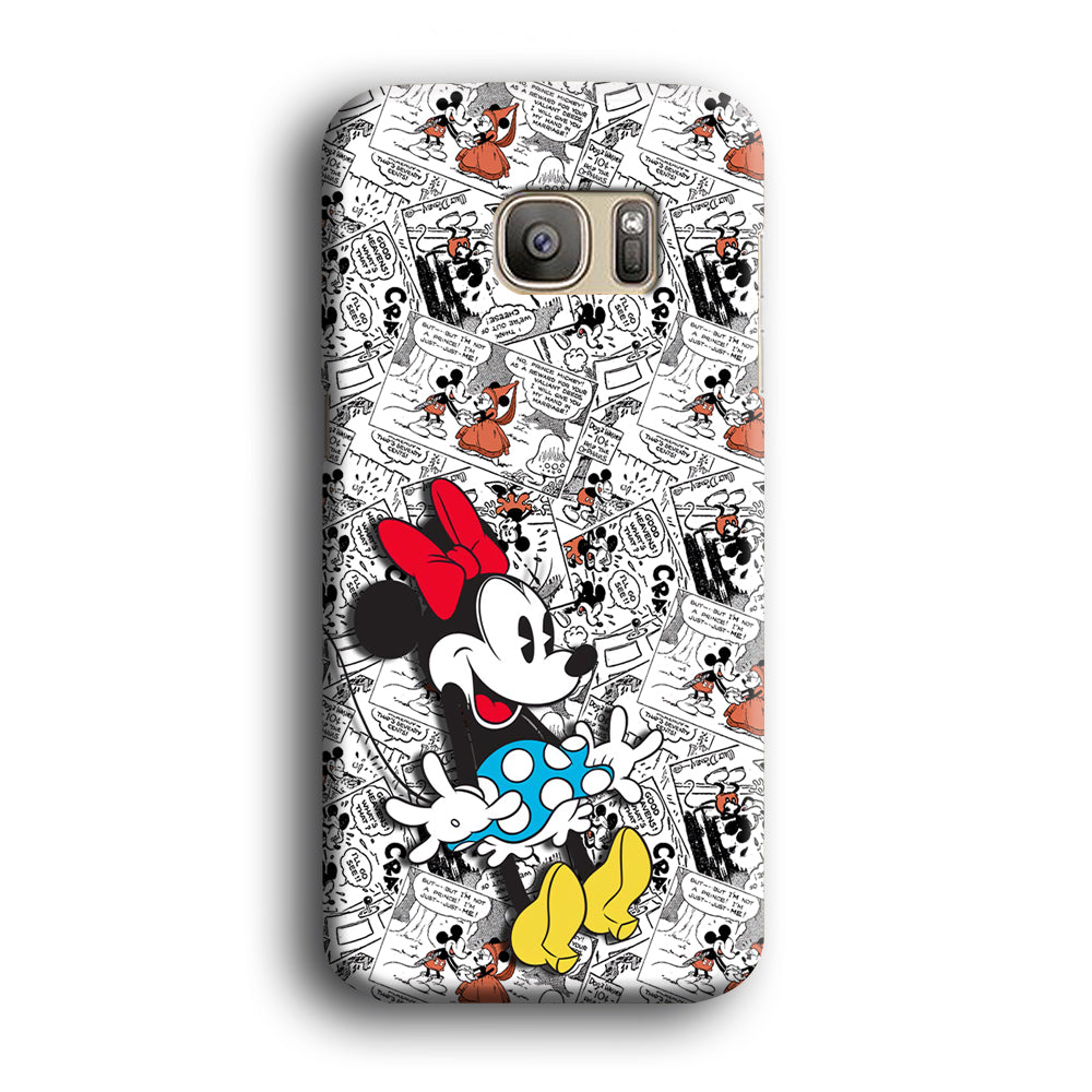 Minnie Mouse Time of Rejoice Samsung Galaxy S7 Edge Case