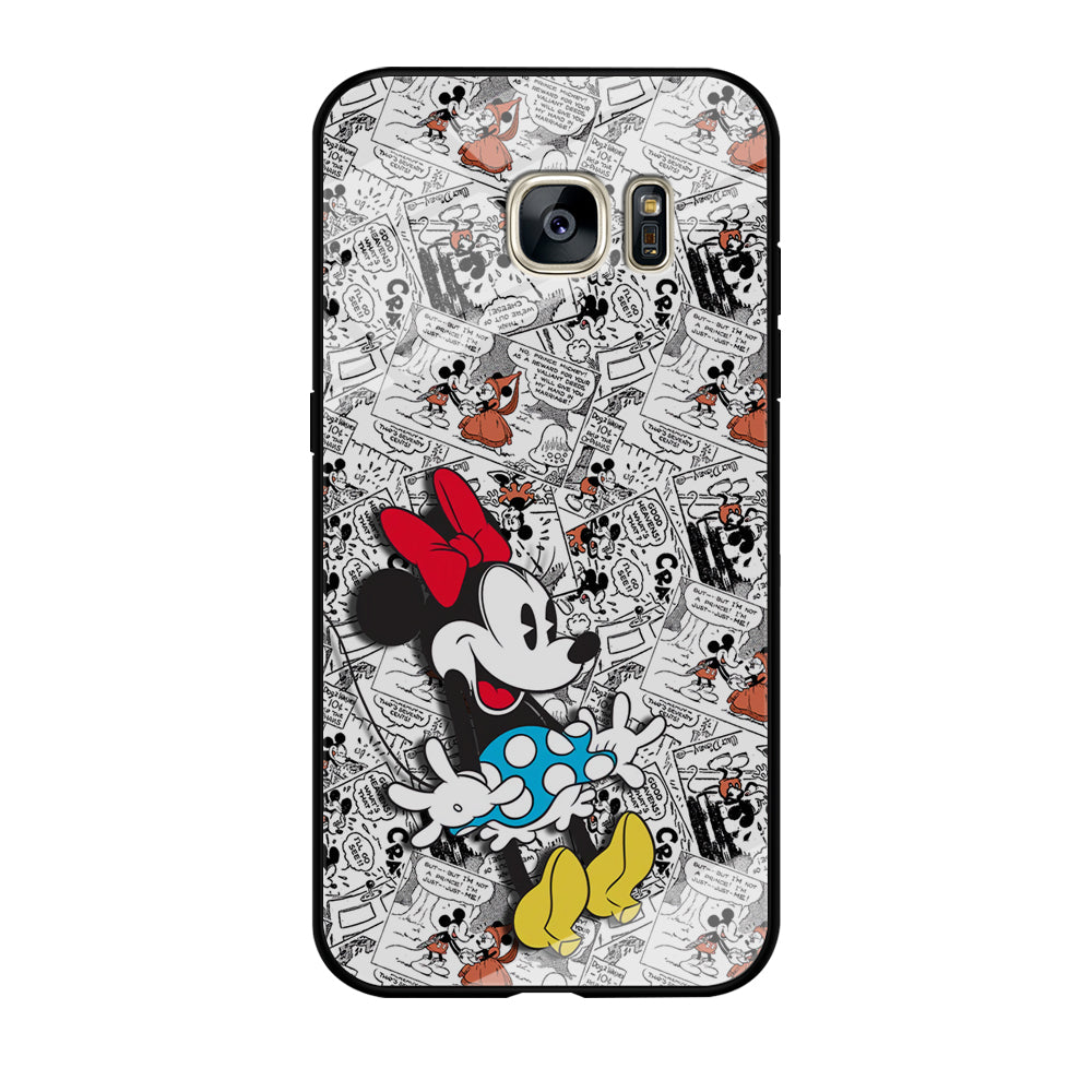 Minnie Mouse Time of Rejoice Samsung Galaxy S7 Edge Case