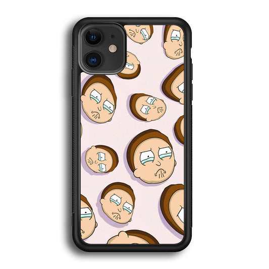 Morty Cry Head Doodle iPhone 12 Case