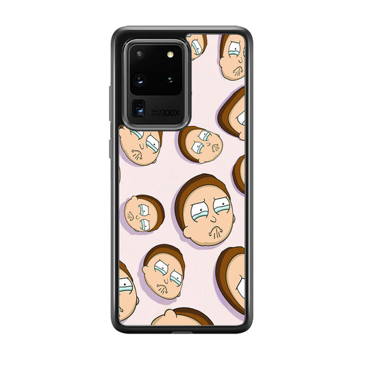 Morty Cry Head Doodle Samsung Galaxy S20 Ultra Case