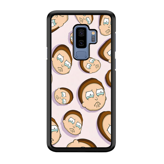 Morty Cry Head Doodle Samsung Galaxy S9 Plus Case