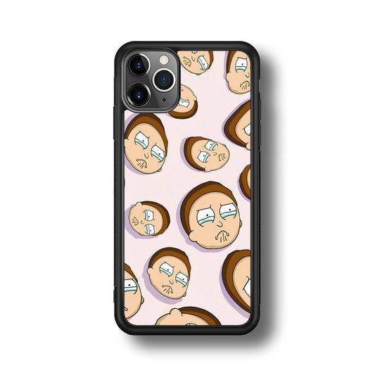 Morty Cry Head Doodle iPhone 11 Pro Max Case