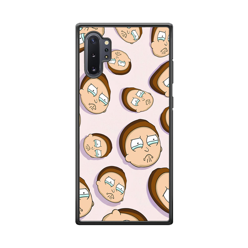 Morty Cry Head Doodle Samsung Galaxy Note 10 Plus Case