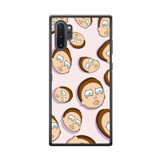 Morty Cry Head Doodle Samsung Galaxy Note 10 Plus Case