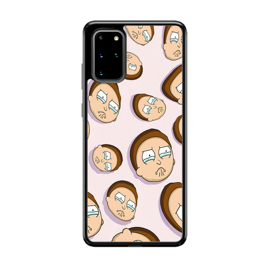Morty Cry Head Doodle Samsung Galaxy S20 Plus Case