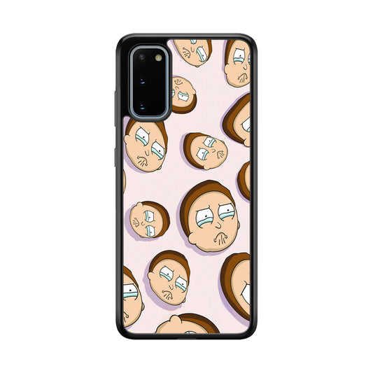 Morty Cry Head Doodle Samsung Galaxy S20 Case