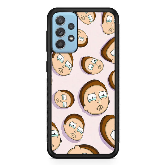 Morty Cry Head Doodle Samsung Galaxy A52 Case