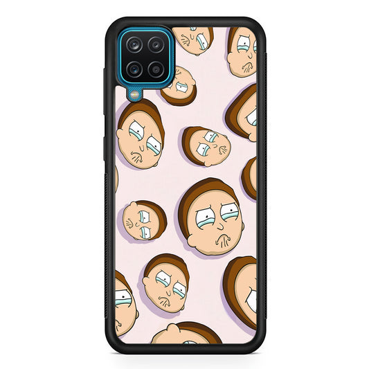 Morty Cry Head Doodle Samsung Galaxy A12 Case