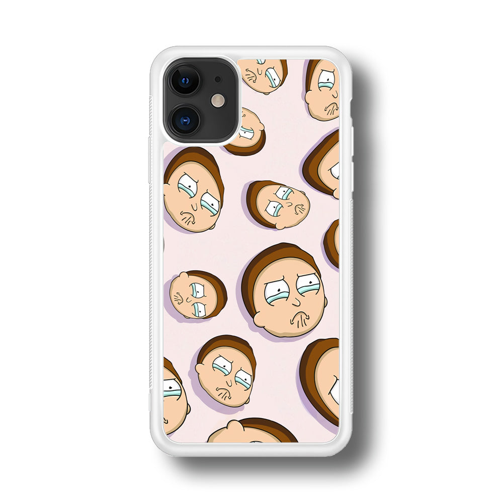 Morty Cry Head Doodle iPhone 11 Case