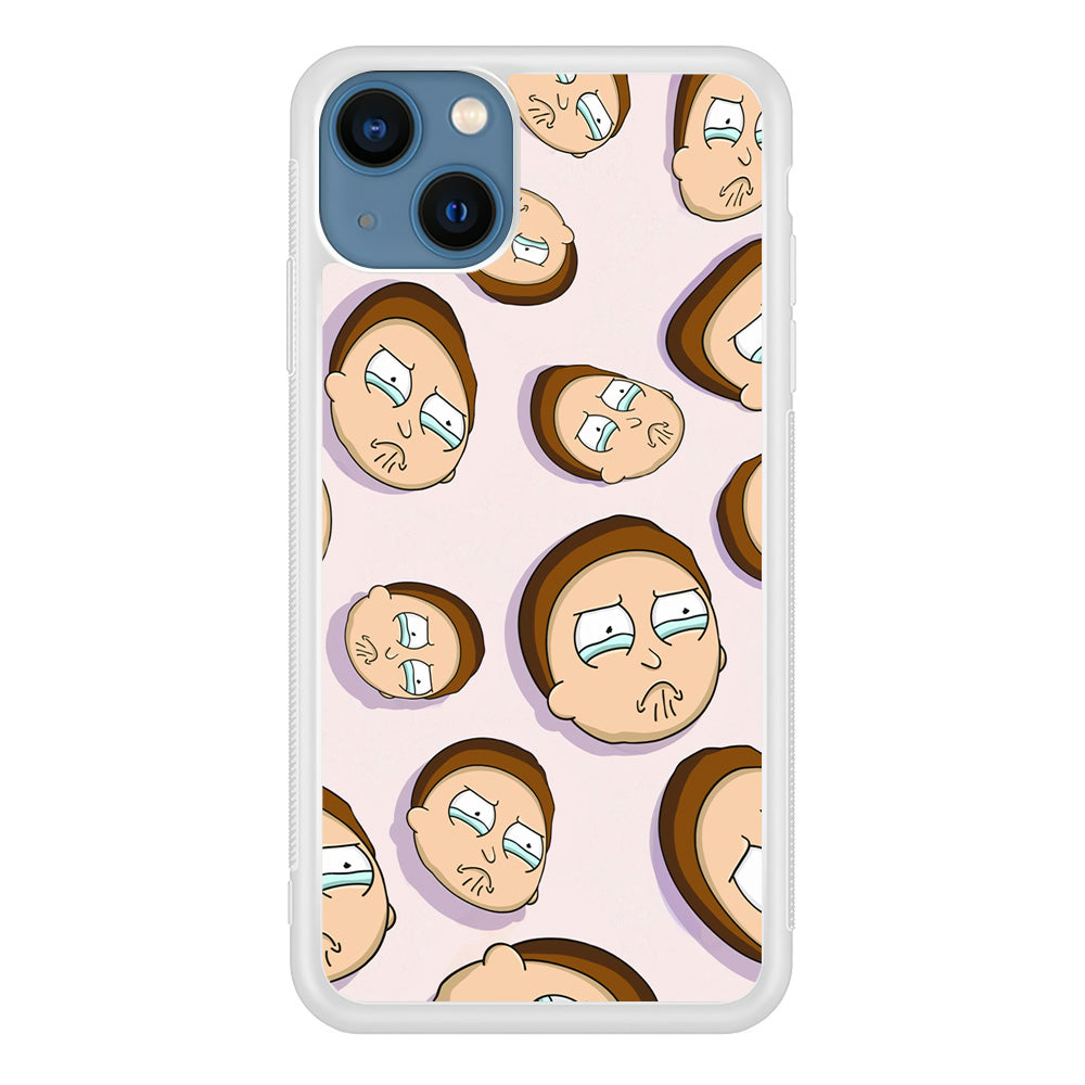 Morty Cry Head Doodle iPhone 13 Case