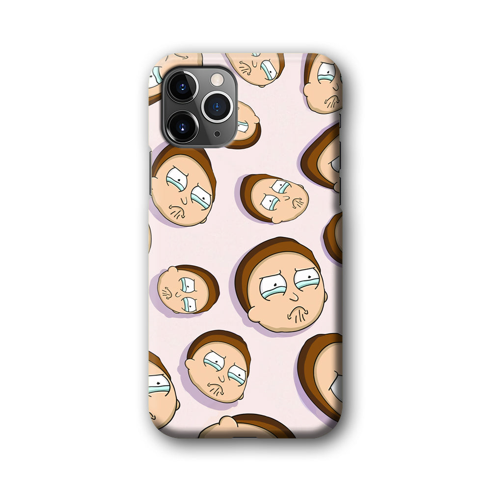 Morty Cry Head Doodle iPhone 11 Pro Case