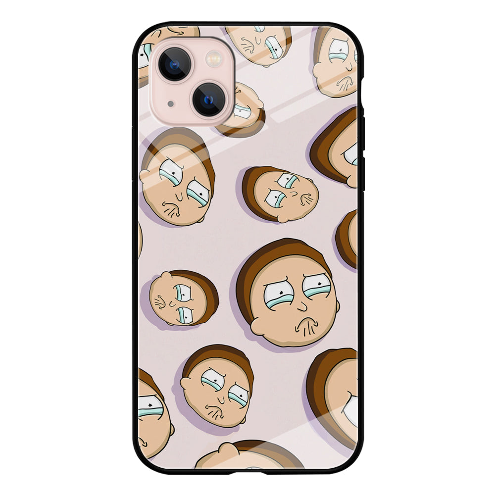 Morty Cry Head Doodle iPhone 13 Case