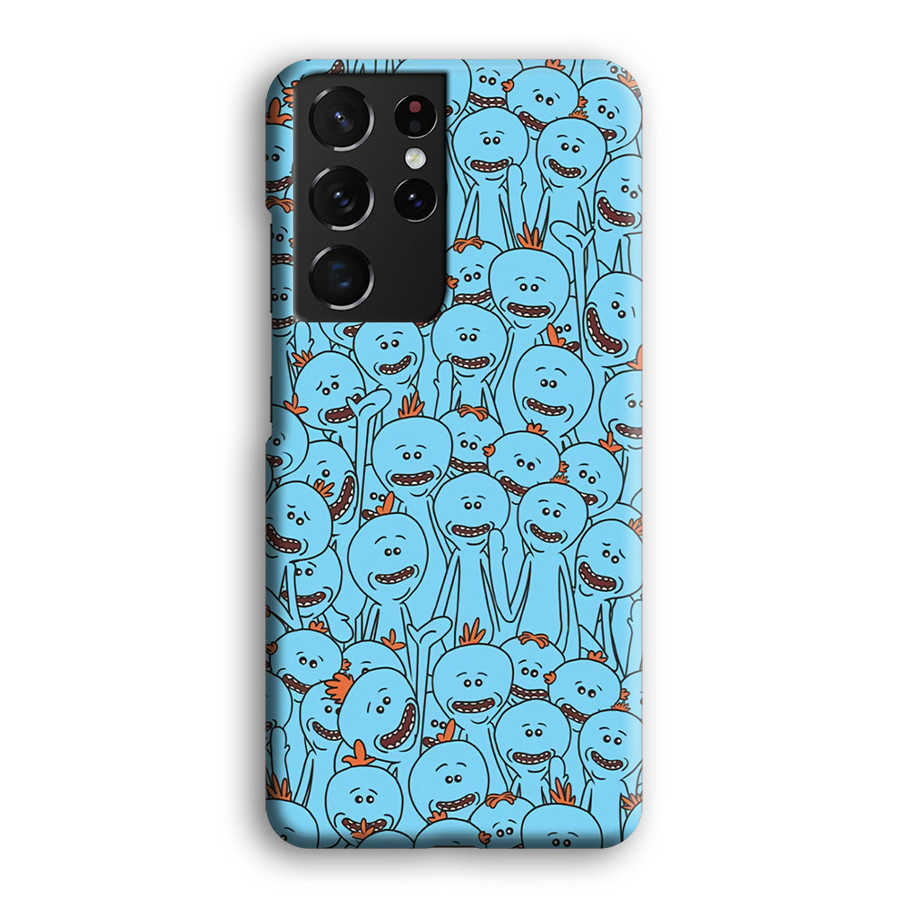 Mr Meeseeks Doodle Samsung Galaxy S21 Ultra Case