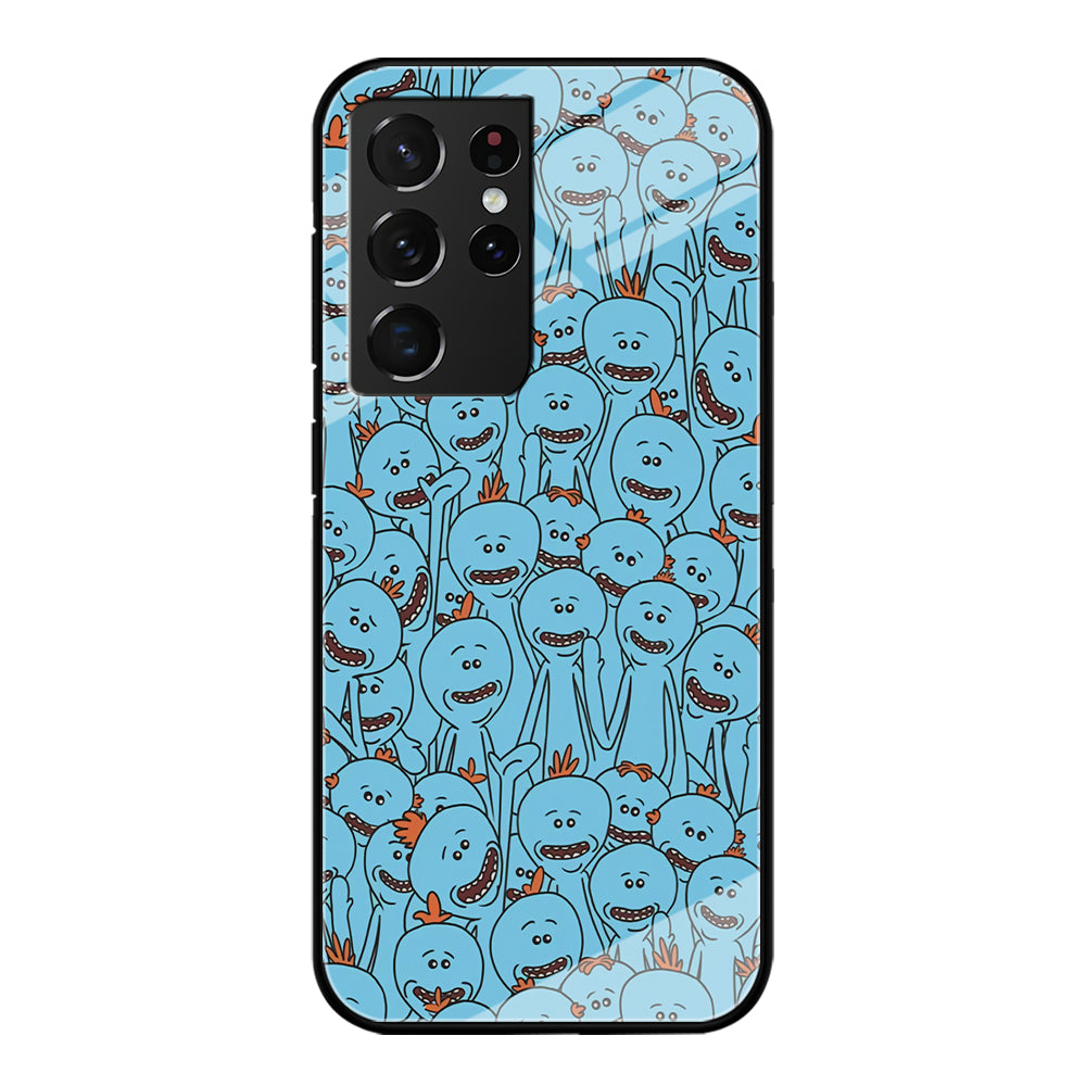 Mr Meeseeks Doodle Samsung Galaxy S21 Ultra Case