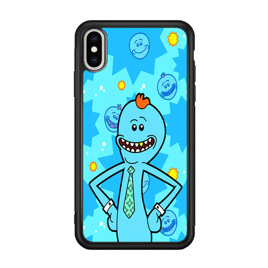 Mr Meeseeks Smile iPhone X Case