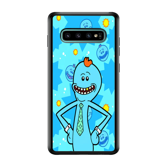 Mr Meeseeks Smile Samsung Galaxy S10 Plus Case