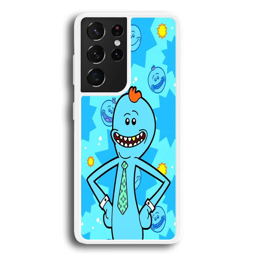 Mr Meeseeks Smile Samsung Galaxy S21 Ultra Case