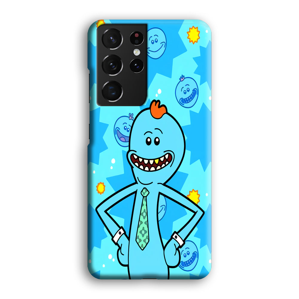 Mr Meeseeks Smile Samsung Galaxy S21 Ultra Case