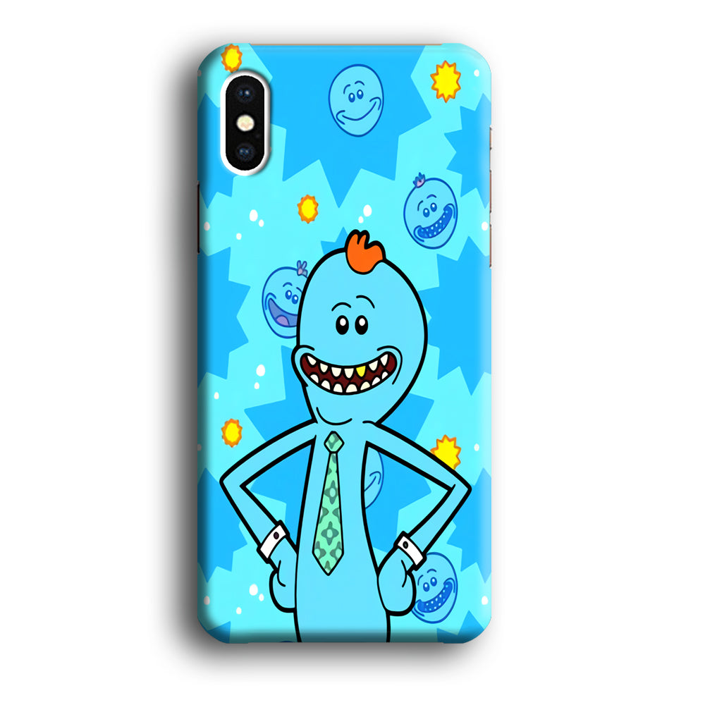 Mr Meeseeks Smile iPhone X Case