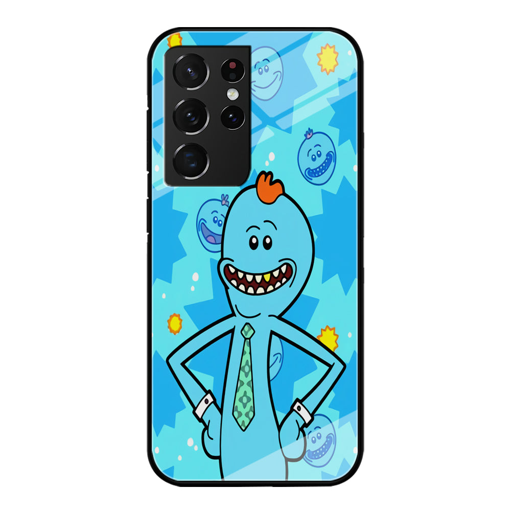 Mr Meeseeks Smile Samsung Galaxy S21 Ultra Case