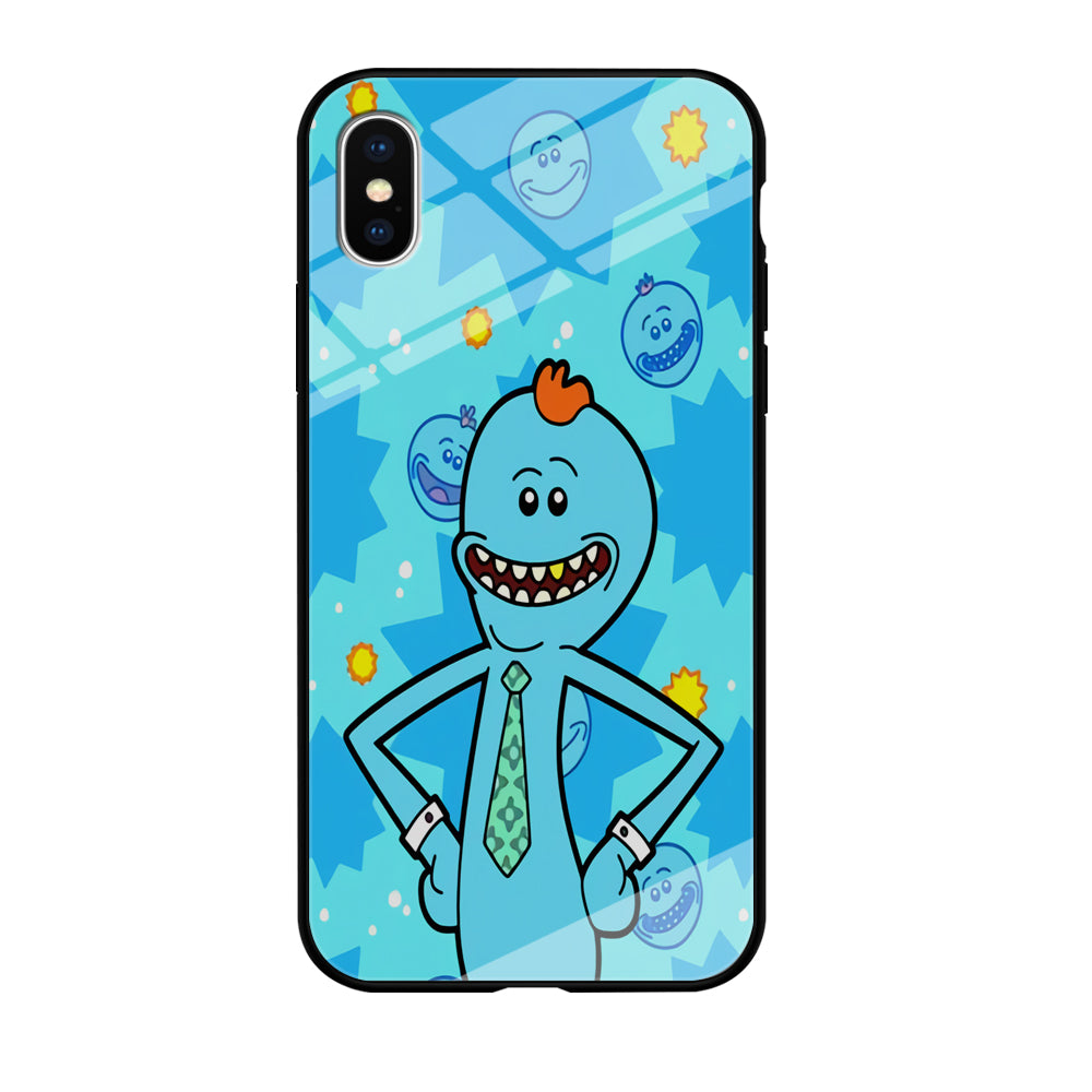 Mr Meeseeks Smile iPhone X Case