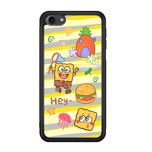 Mr Squarepants Fishing The Jellyfish iPod Touch 6 Case - Carneyforia
