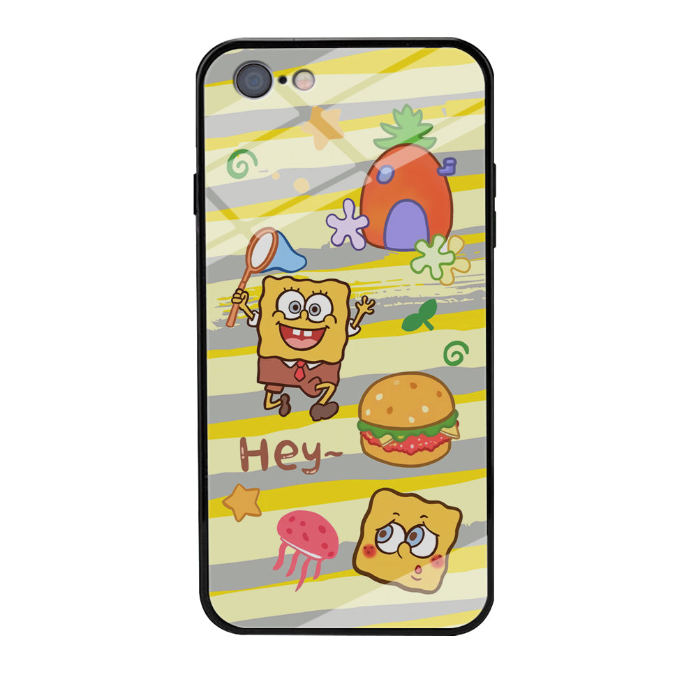 Mr Squarepants Fishing The Jellyfish iPhone 6 | 6s Case