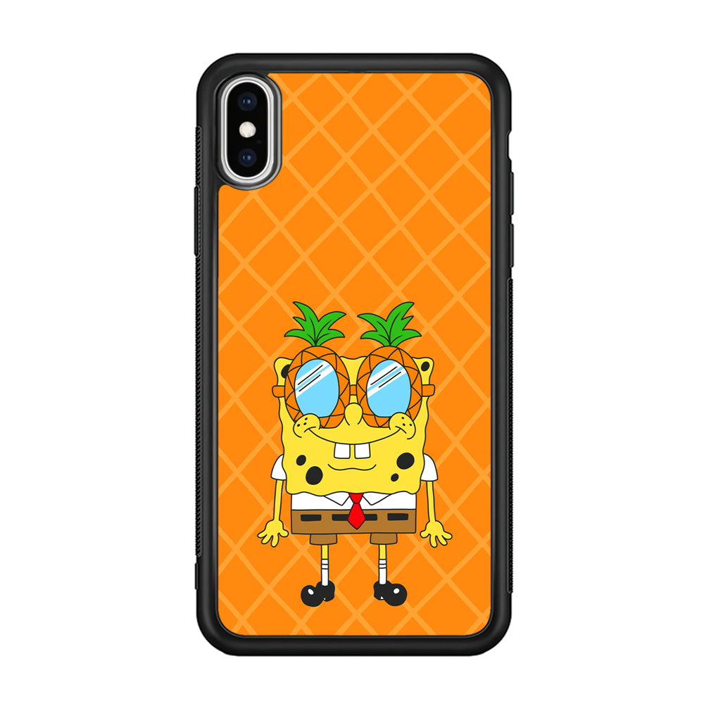 Mr Squarepants on Sunny Day iPhone XS MAX Case