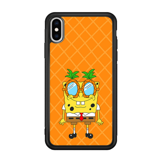 Mr Squarepants on Sunny Day iPhone XS MAX Case