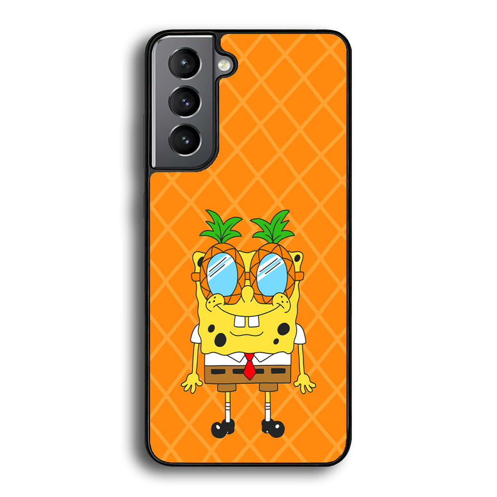 Mr Squarepants on Sunny Day Samsung Galaxy S21 Plus Case - Carneyforia