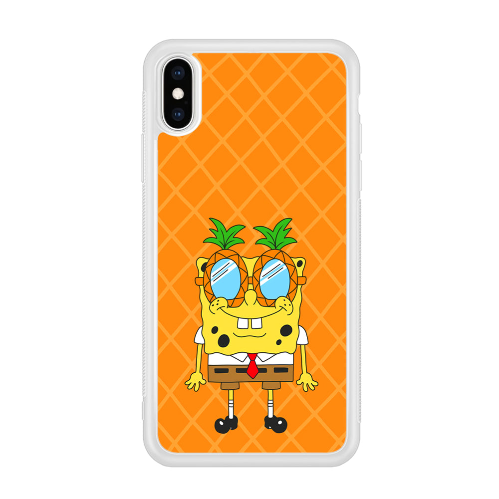 Mr Squarepants on Sunny Day iPhone XS MAX Case