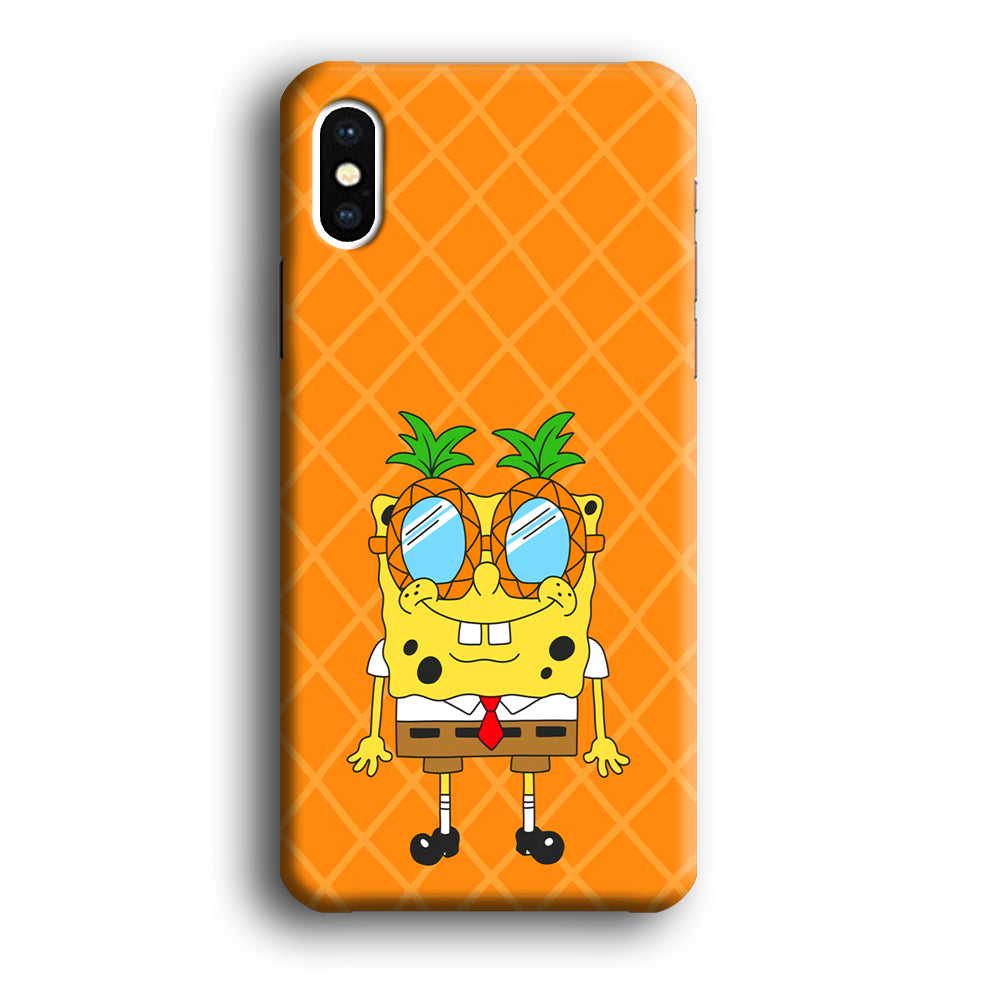 Mr Squarepants on Sunny Day iPhone XS MAX Case