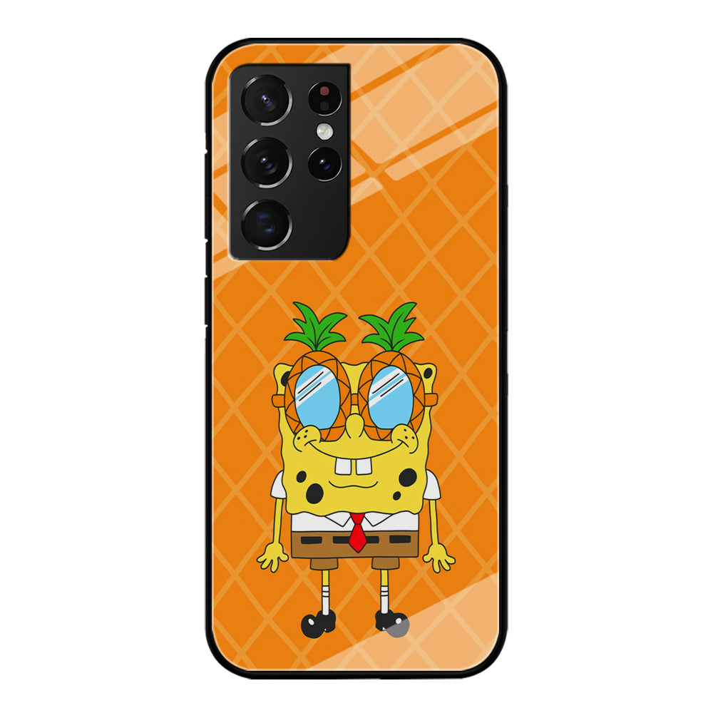 Mr Squarepants on Sunny Day Samsung Galaxy S21 Ultra Case