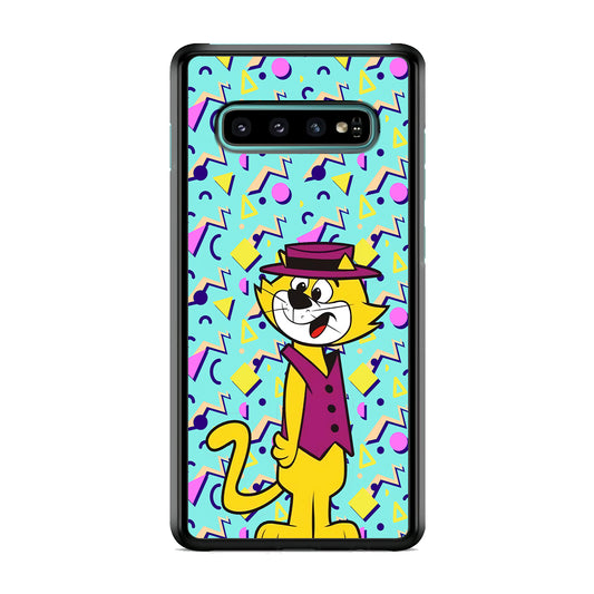 Mr Cat on Duty Samsung Galaxy S10 Case