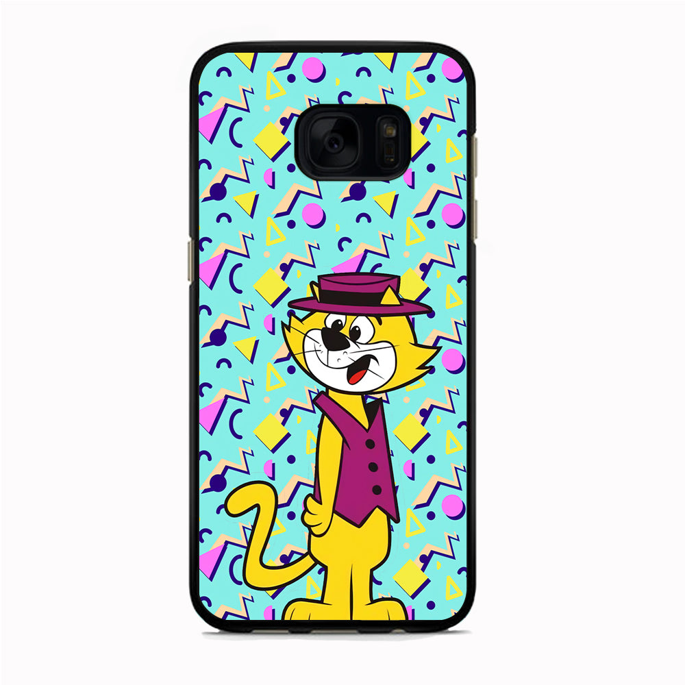 Mr Cat on Duty Samsung Galaxy S7 Edge Case