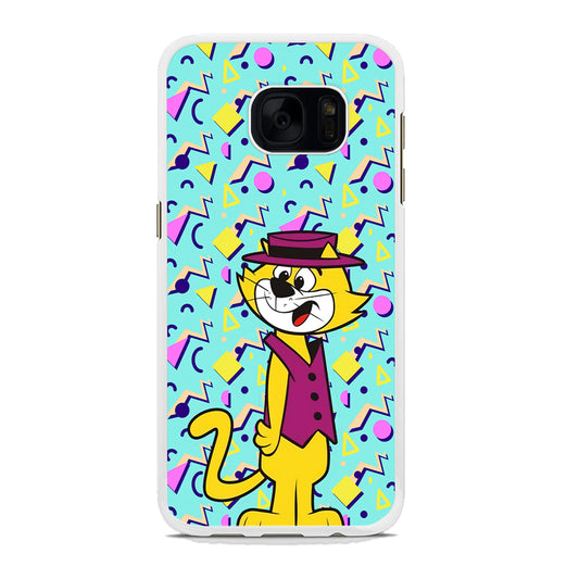 Mr Cat on Duty Samsung Galaxy S7 Edge Case