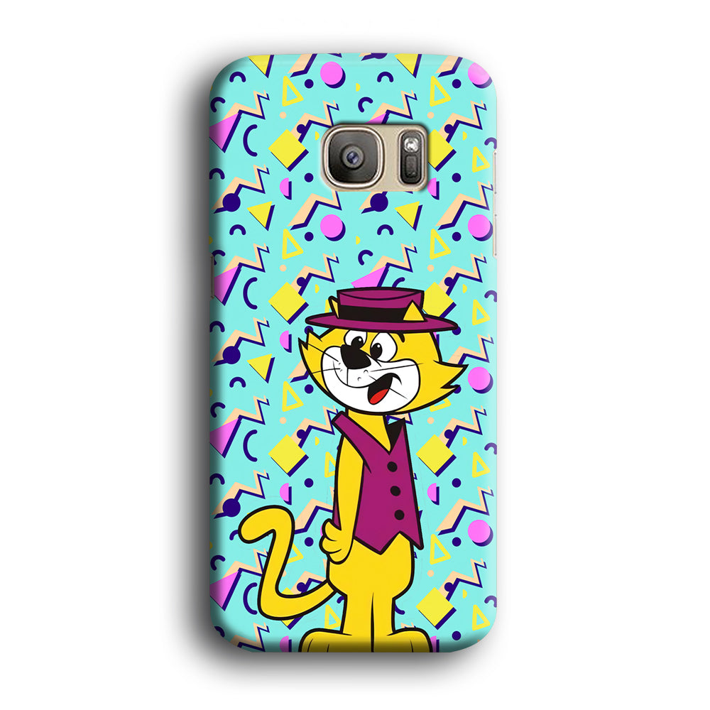 Mr Cat on Duty Samsung Galaxy S7 Edge Case