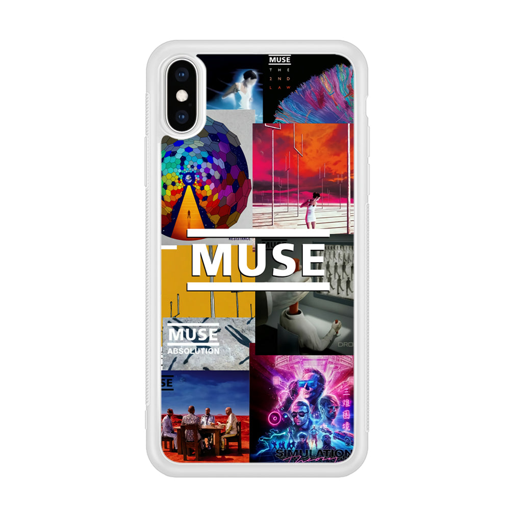 Muse Album Collage iPhone X Case