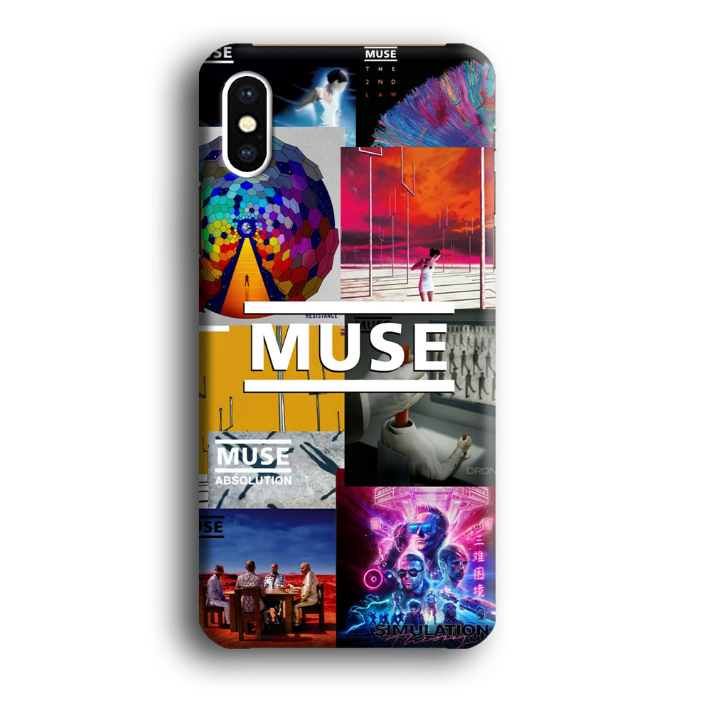 Muse Album Collage iPhone X Case