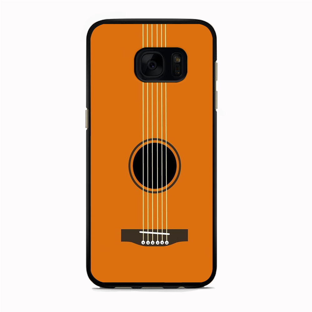 Music Classic Acoustic Guitar Samsung Galaxy S7 Edge Case