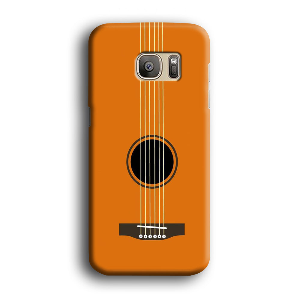Music Classic Acoustic Guitar Samsung Galaxy S7 Edge Case
