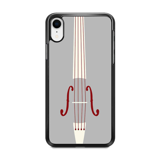 Music Grey Violin iPhone XR Case