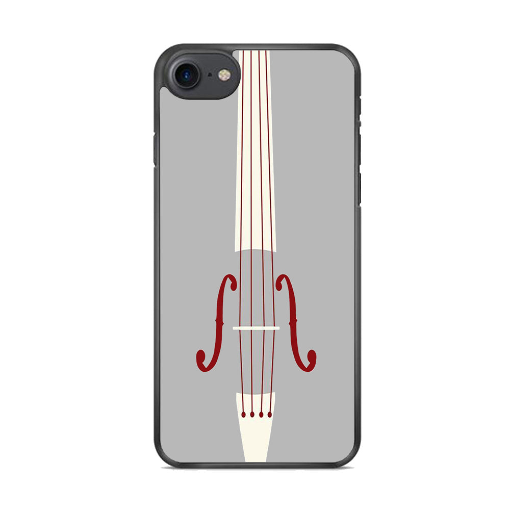 Music Grey Violin iPhone 8 Case