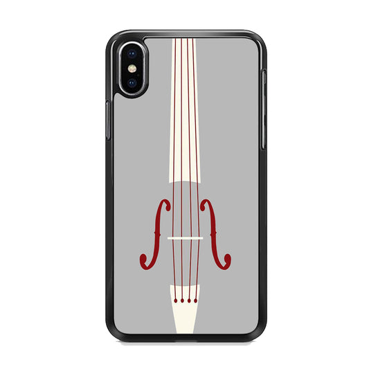 Music Grey Violin iPhone X Case