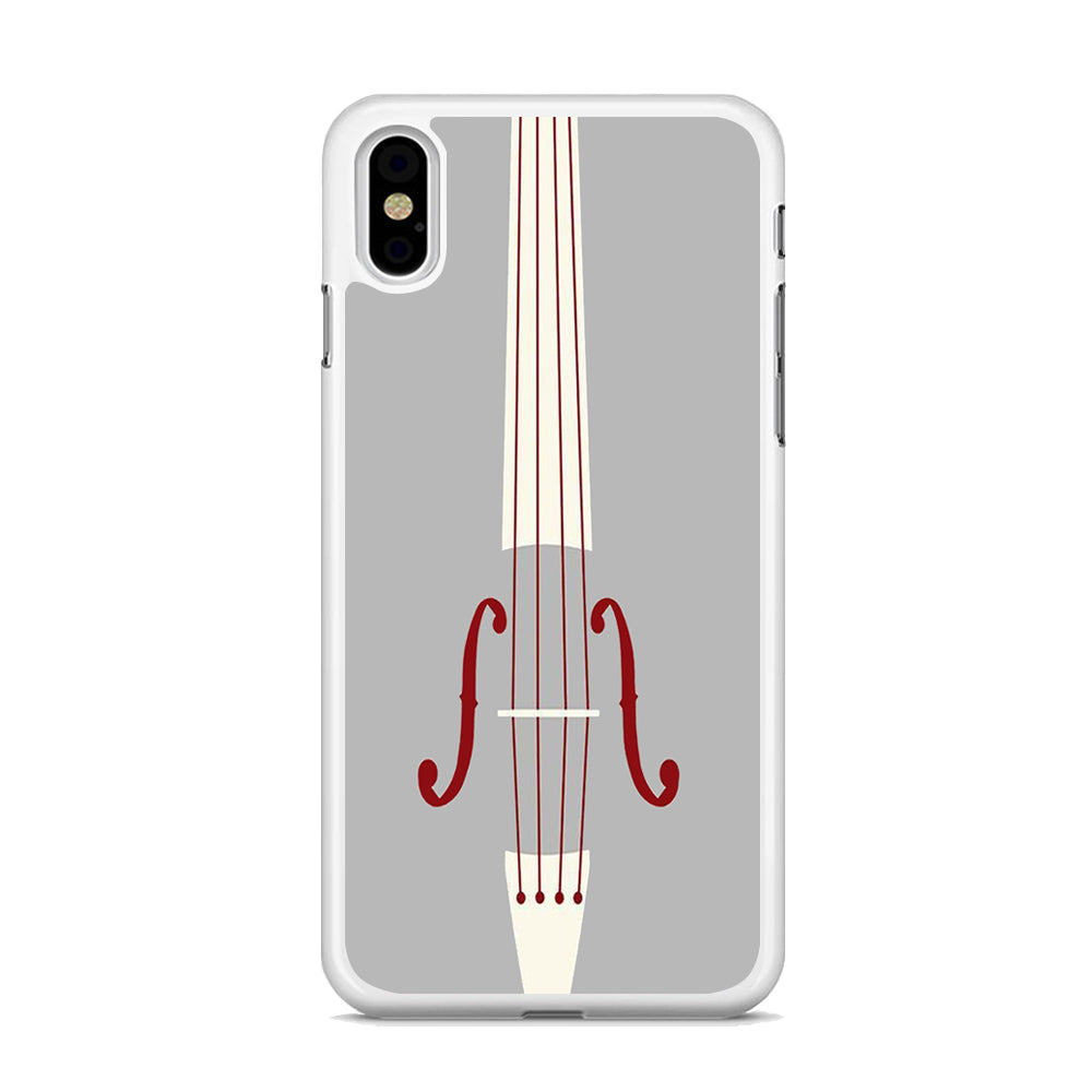 Music Grey Violin iPhone X Case