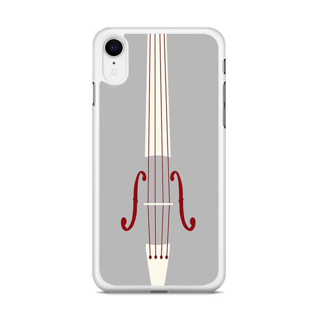 Music Grey Violin iPhone XR Case