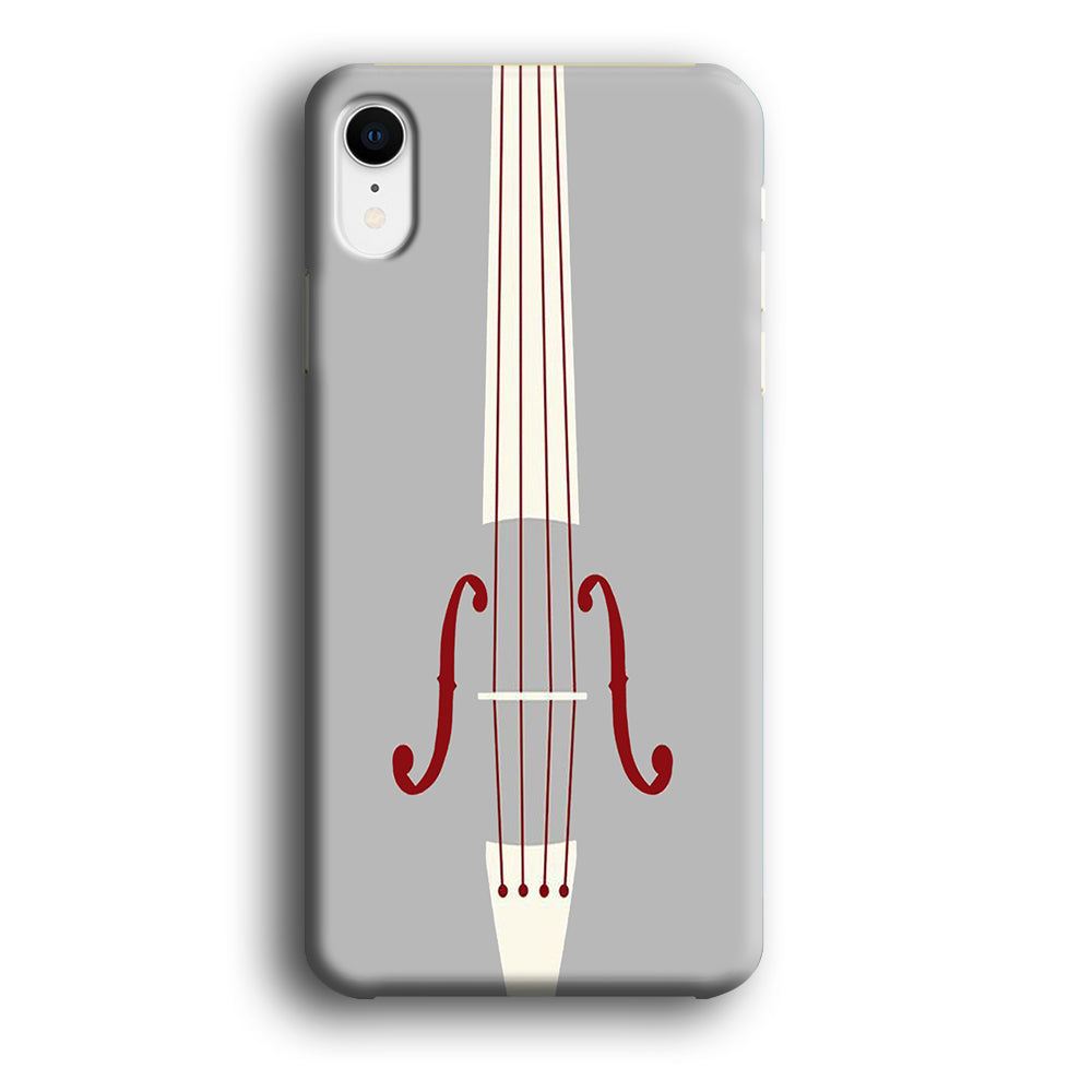 Music Grey Violin iPhone XR Case