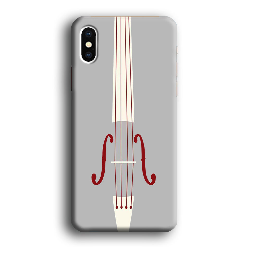 Music Grey Violin iPhone X Case